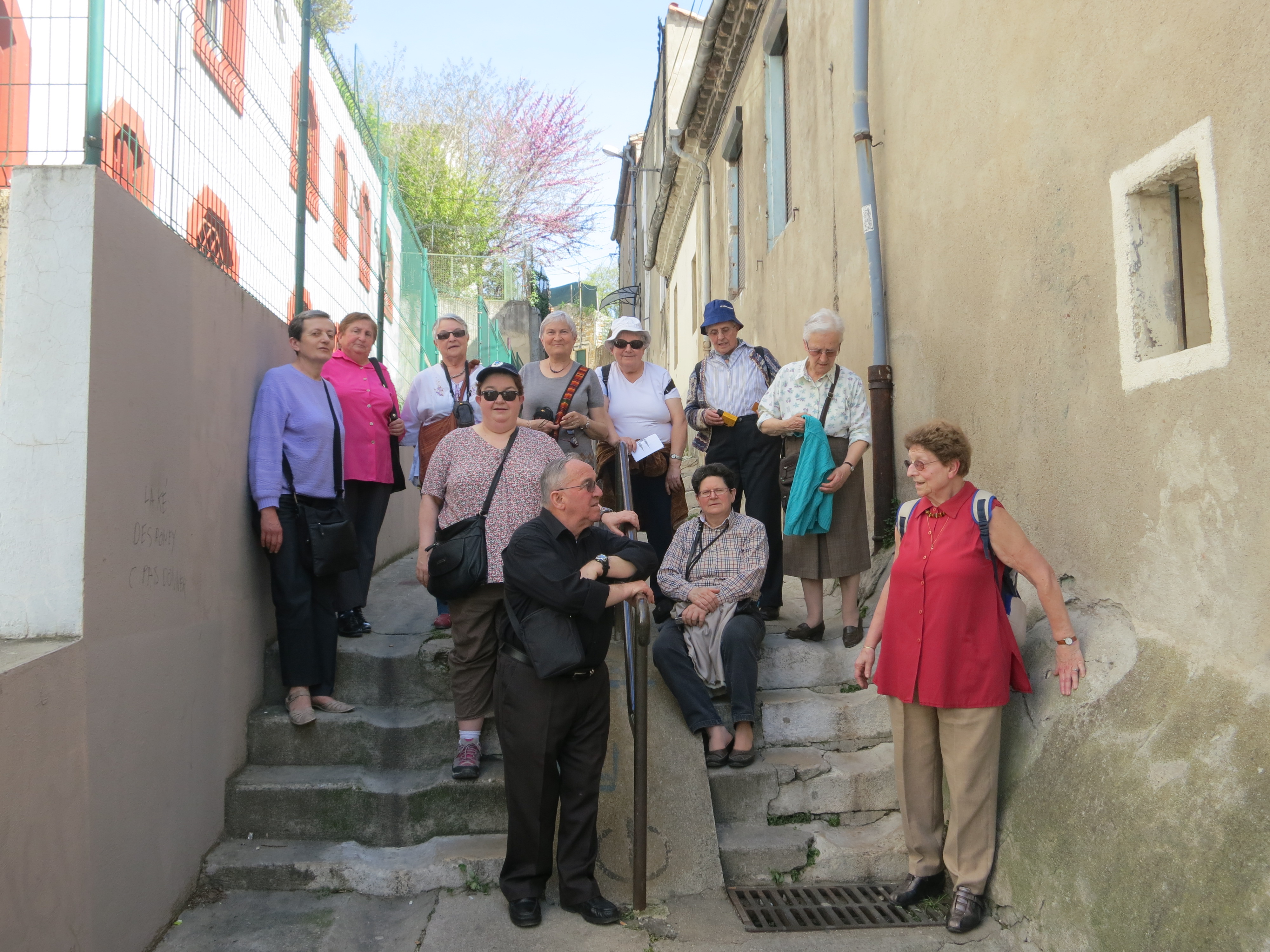 un groupe international des ANDAS à l'Enclos Rey