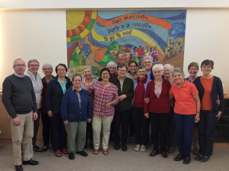 Les Petites Soeurs de l'Assomption qui participent à l'assemblée de Congrégation 2019