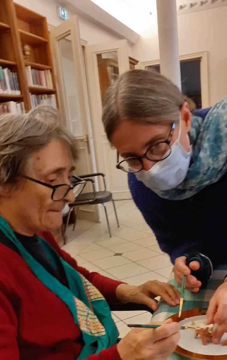 Quelques artisans et  artisanes de l’atelier Terre et Découverte